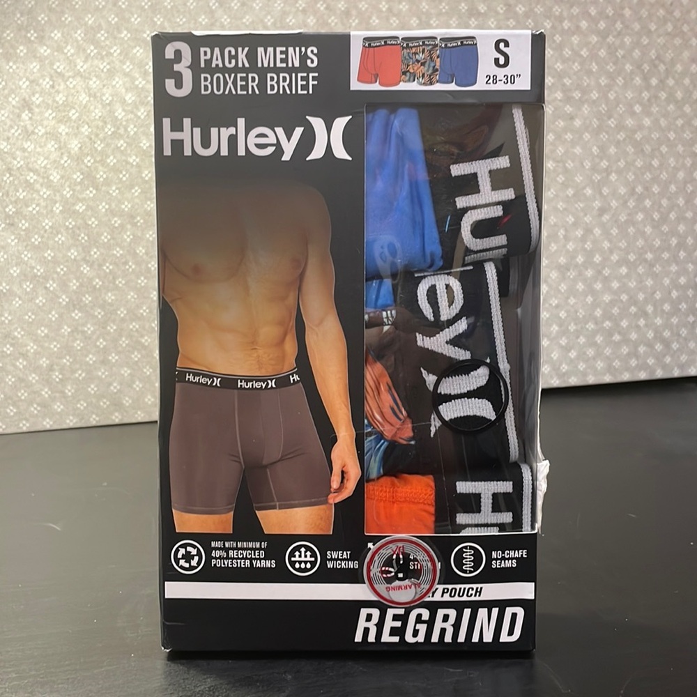 🆕Hurley 3 Pack men’s boxer brief